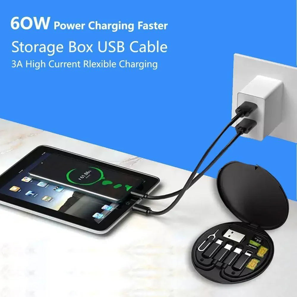 5-in-1 60W Fast Charging Data Cable Set All in One Compatible with All Devices