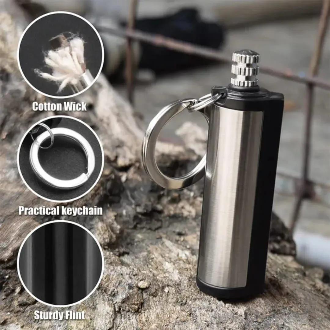 Stainless Steel Gas Lighter - 1 Pc for Stylish and Functional Kitchen Use